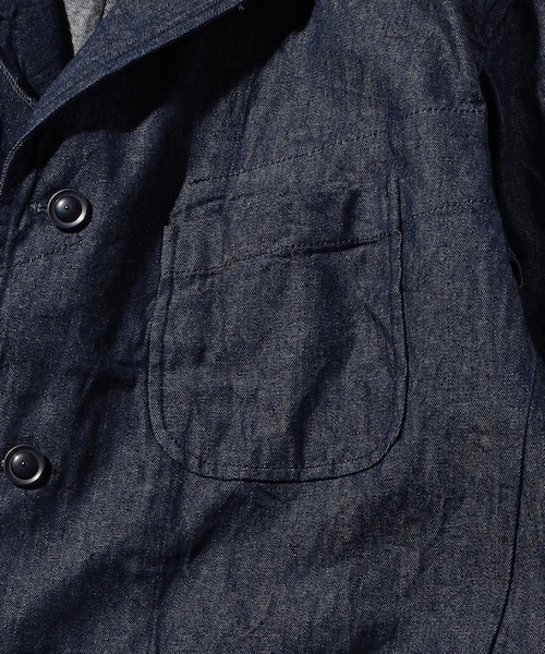 Engineered Garments（エンジニアードガーメンツ）の「Bedford Jacket 8oz Denim（ジャケット/アウター・メンズ・ネイビー・S）」の4枚目の写真