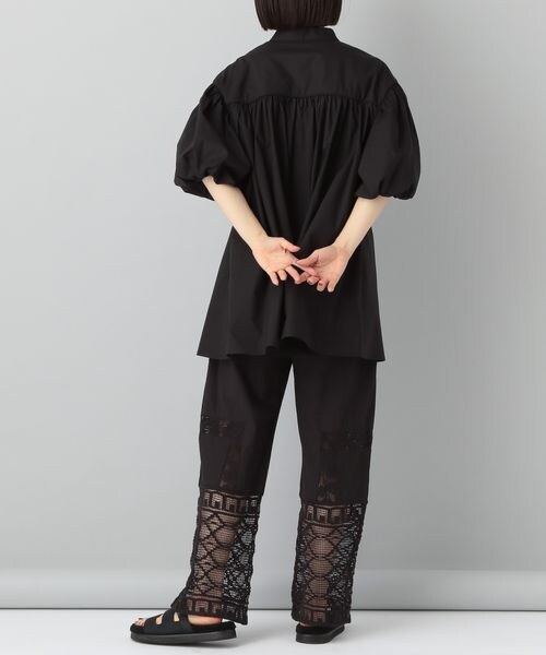 ♡新品未使用♡Heve バルーンスリーブ ブラック 24ss 美品 HYKE バルーン スリーブ ブラウス ブラック サイズ 1