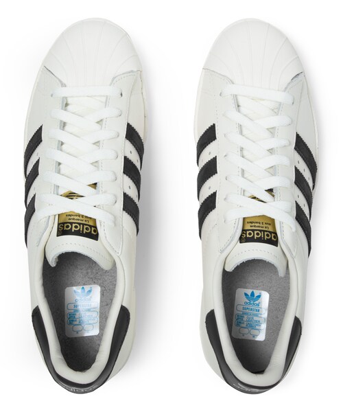 adidas Originals（アディダスオリジナルス）の「Vintage White/Black Superstar 80s DLX B25963 Shoes（シューズ・メンズ・other・US）」の3枚目の写真