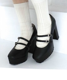 TITTY&CO. | ☆予約商品☆【TITTY&CO.】ダブルストラップパンプス(シューズ)