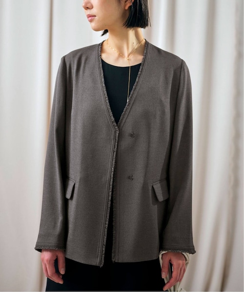 SLOBE IENA（スローブイエナ）の「《予約》habi Vネックジャケット