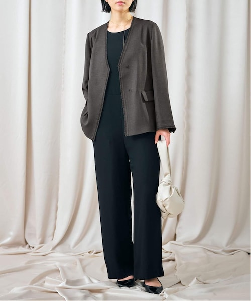 SLOBE IENA（スローブイエナ）の「《予約》habi Vネックジャケット