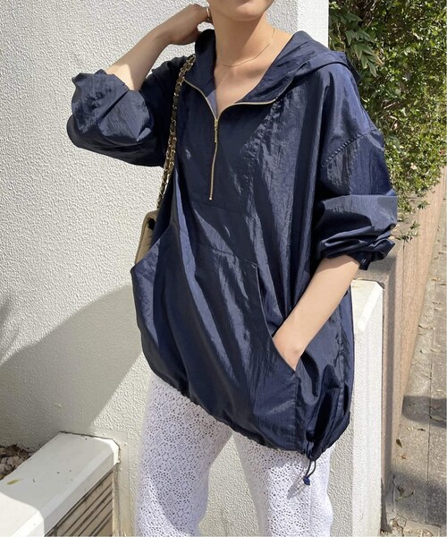 Spick and Span　ナイロントラックジャケット　ネイビーベース　フリー Spick & Span（スピックアンドスパン）の「Nワッシャー