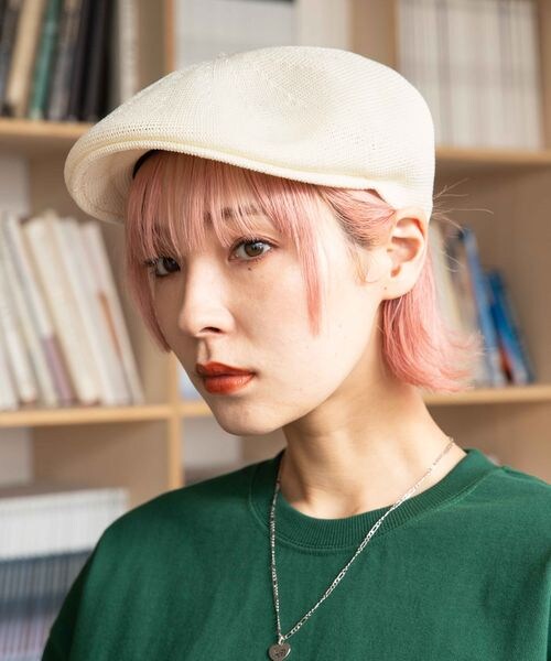 PAGEBOY（ページボーイ）の「サーモハンチング（帽子・レディース・オフホワイト05/ブラック09/ベージュ55・FREE）」の4枚目の写真