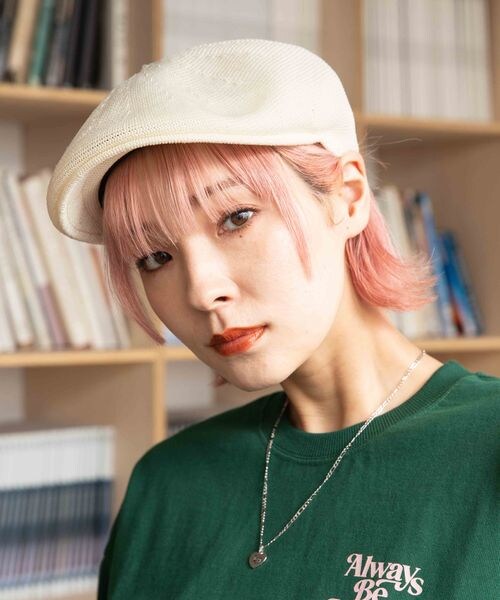 PAGEBOY（ページボーイ）の「サーモハンチング（帽子・レディース・オフホワイト05/ブラック09/ベージュ55・FREE）」の5枚目の写真