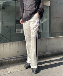 CIAOPANIC（チャオパニック）の「【NEEDLES】Boot-Cut Track Pant Poly Smooth（パンツ）」