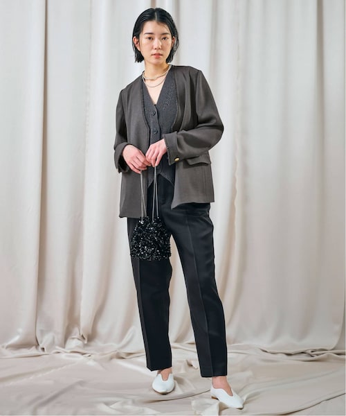 SLOBE IENA（スローブイエナ）の「《予約》habi Vネックジャケット