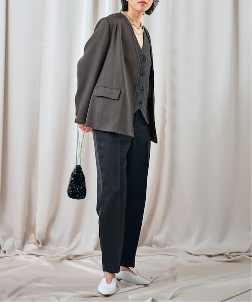 SLOBE IENA（スローブイエナ）の「《予約》habi Vネックジャケット