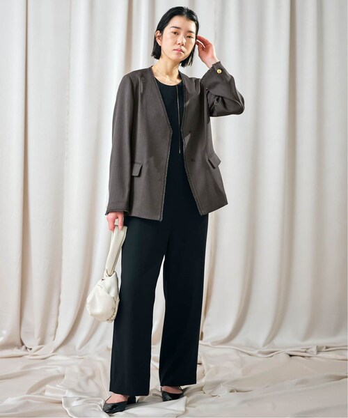 SLOBE IENA（スローブイエナ）の「《予約》habi Vネックジャケット