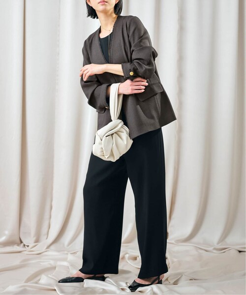 SLOBE IENA（スローブイエナ）の「《予約》habi Vネックジャケット