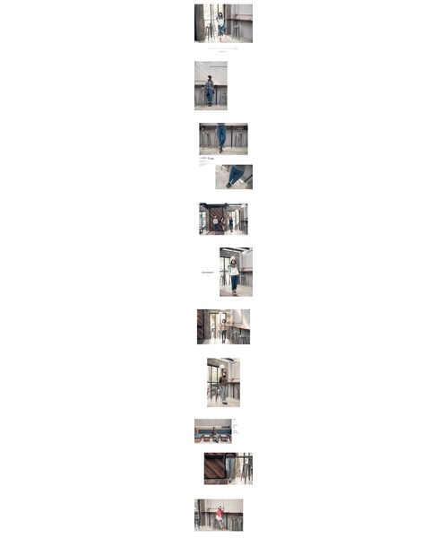 QUEEN SHOP（クイーンショップ）の「壓褶造型高腰拉鍊牛仔長褲 兩色售 S/M（パンツ・レディース・深藍/淺藍・S/M）」の10枚目の写真