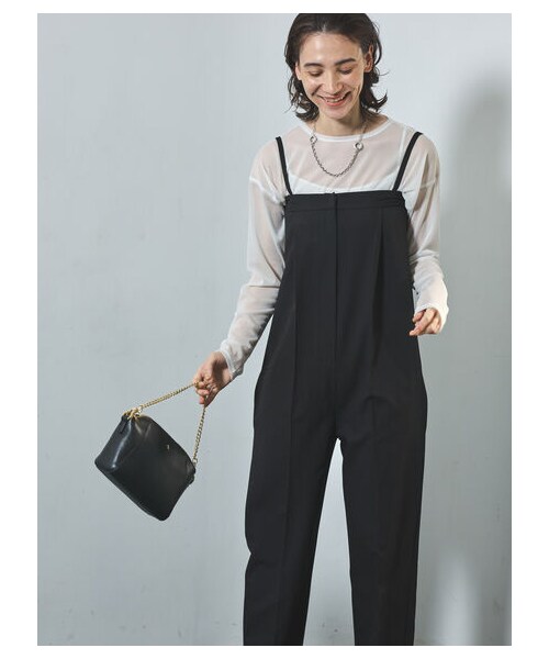 GARAGE OF GOOD CLOTHING（ガレージオブグッドクロージング）の「ベアオールインワン（オールインワン・サロペット・アイボリー/ブラック/ライトベージュ・M/L）」の5枚目の写真