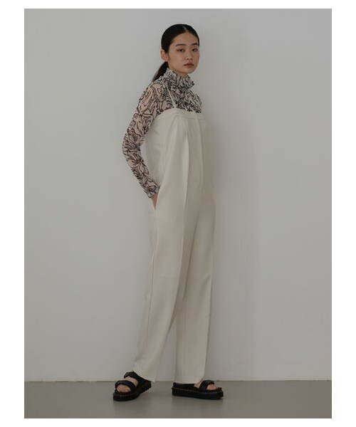 GARAGE OF GOOD CLOTHING（ガレージオブグッドクロージング）の「ベアオールインワン（オールインワン・サロペット・アイボリー/ブラック/ライトベージュ・M/L）」の12枚目の写真