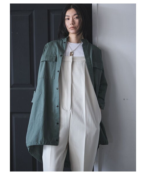 GARAGE OF GOOD CLOTHING（ガレージオブグッドクロージング）の「ベアオールインワン（オールインワン・サロペット・アイボリー/ブラック/ライトベージュ・M/L）」の8枚目の写真