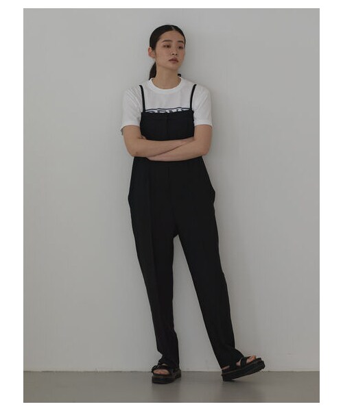 GARAGE OF GOOD CLOTHING（ガレージオブグッドクロージング）の「ベアオールインワン（オールインワン・サロペット・アイボリー/ブラック/ライトベージュ・M/L）」の11枚目の写真