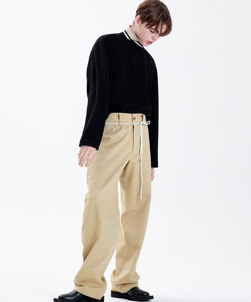 ALAND(エーランド)の「LA MER MA MAISON/ローライズパンツ(パンツ・ブラック(19)/ベージュ(55)・M/L)」の12枚目の写真