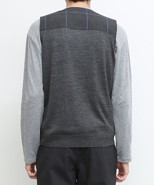 Name.（ネーム）の「CHECK GILET（その他・メンズ・その他）」の4枚目の写真