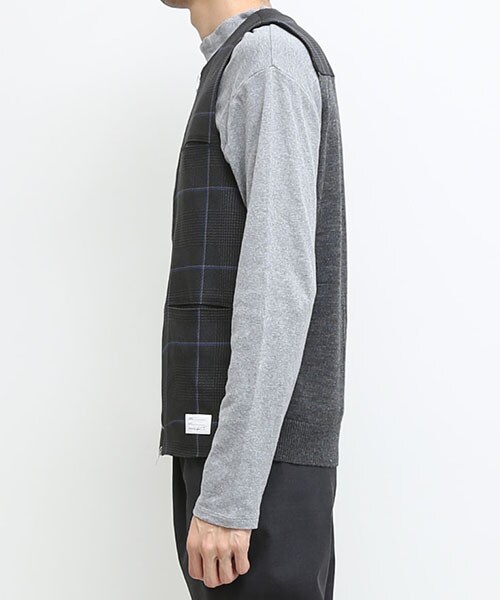 Name.（ネーム）の「CHECK GILET（その他・メンズ・その他）」の3枚目の写真