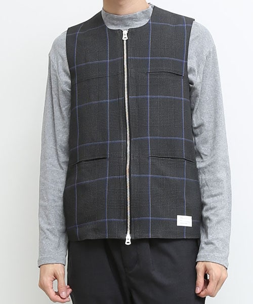 Name.（ネーム）の「CHECK GILET（その他・メンズ・その他）」の2枚目の写真