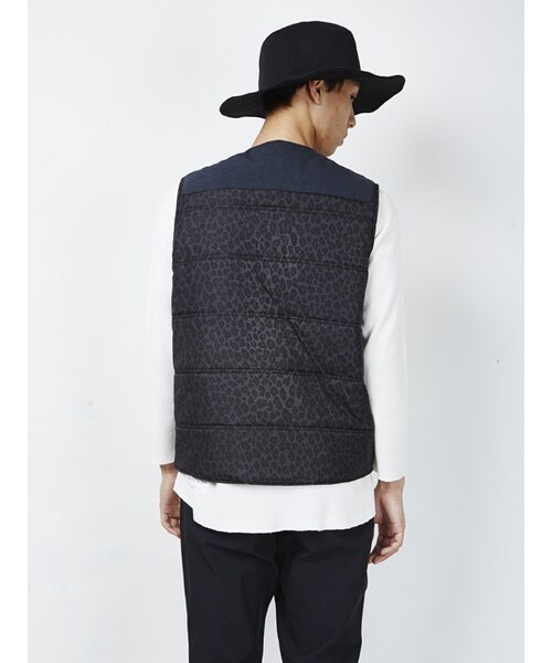 WHIZLIMITED（ウィズリミテッド）の「LEOPARD VEST（フォーマルスーツ/小物・OLV/BLK・M/L/XL）」の6枚目の写真