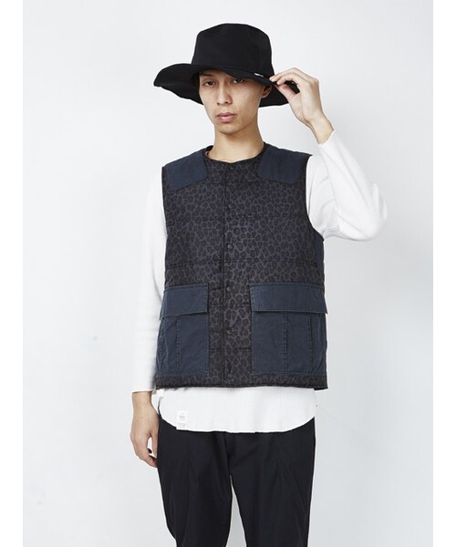 WHIZLIMITED（ウィズリミテッド）の「LEOPARD VEST（フォーマルスーツ/小物・OLV/BLK・M/L/XL）」の5枚目の写真