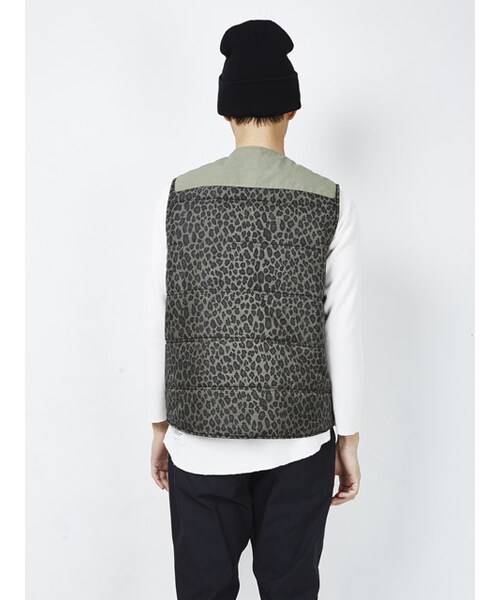 WHIZLIMITED（ウィズリミテッド）の「LEOPARD VEST（フォーマルスーツ/小物・OLV/BLK・M/L/XL）」の2枚目の写真