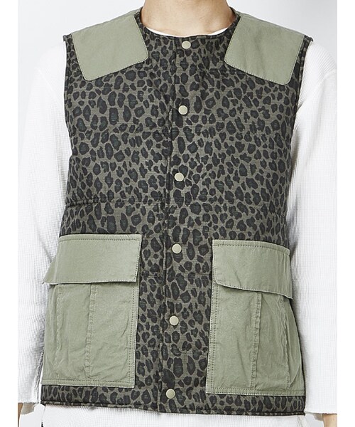 WHIZLIMITED（ウィズリミテッド）の「LEOPARD VEST（フォーマルスーツ/小物・OLV/BLK・M/L/XL）」の4枚目の写真