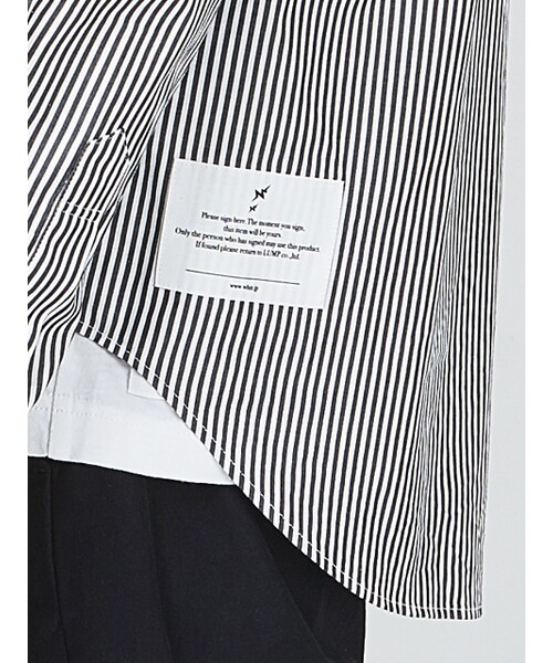 WHIZLIMITED(ウィズリミテッド)の「STAND SHIRTS(その他・STRIPE/BLU/CHECK・M/L/XL)」の5枚目の写真