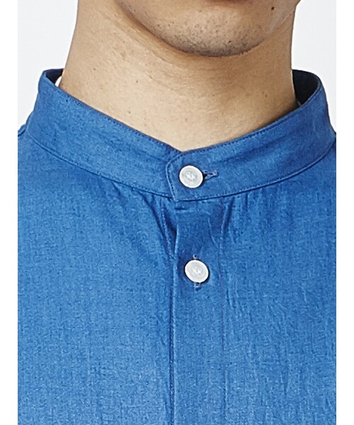 WHIZLIMITED(ウィズリミテッド)の「STAND SHIRTS(その他・STRIPE/BLU/CHECK・M/L/XL)」の9枚目の写真