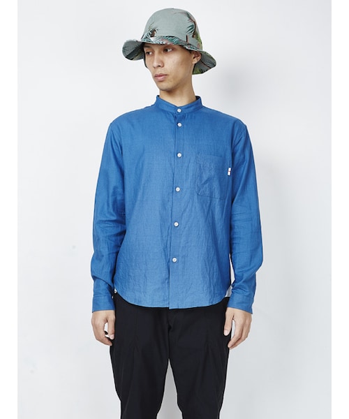WHIZLIMITED(ウィズリミテッド)の「STAND SHIRTS(その他・STRIPE/BLU/CHECK・M/L/XL)」の6枚目の写真