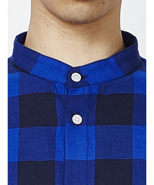 WHIZLIMITED(ウィズリミテッド)の「STAND SHIRTS(その他・STRIPE/BLU/CHECK・M/L/XL)」の14枚目の写真