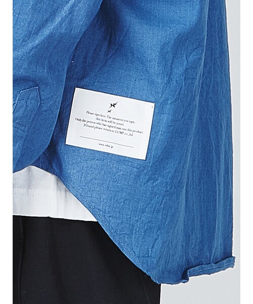 WHIZLIMITED(ウィズリミテッド)の「STAND SHIRTS(その他・STRIPE/BLU/CHECK・M/L/XL)」の10枚目の写真