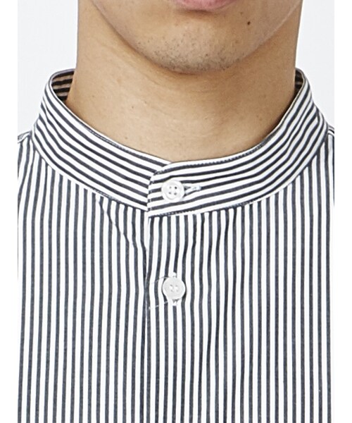 WHIZLIMITED(ウィズリミテッド)の「STAND SHIRTS(その他・STRIPE/BLU/CHECK・M/L/XL)」の4枚目の写真