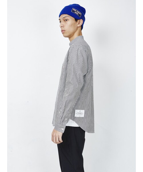 WHIZLIMITED(ウィズリミテッド)の「STAND SHIRTS(その他・STRIPE/BLU/CHECK・M/L/XL)」の3枚目の写真