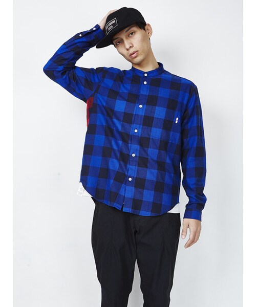 WHIZLIMITED(ウィズリミテッド)の「STAND SHIRTS(その他・STRIPE/BLU/CHECK・M/L/XL)」の11枚目の写真