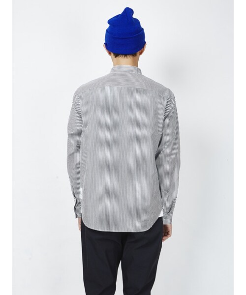 WHIZLIMITED(ウィズリミテッド)の「STAND SHIRTS(その他・STRIPE/BLU/CHECK・M/L/XL)」の2枚目の写真