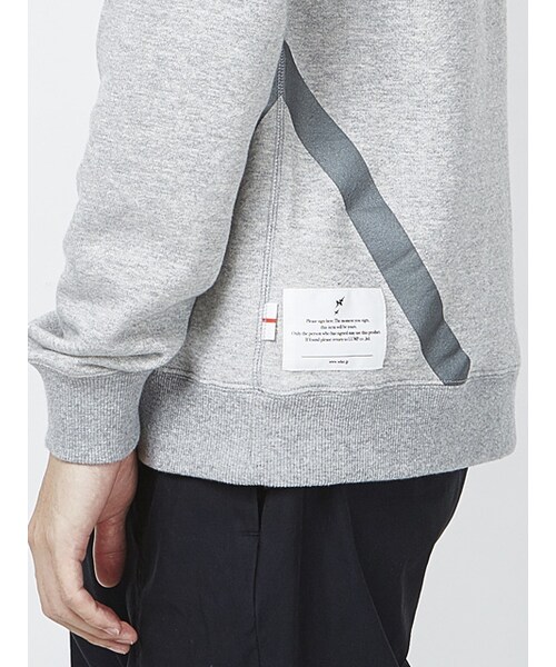WHIZLIMITED（ウィズリミテッド）の「REFLECT CREW（トップス・H.GRY/NAV/BLK・M/L/XL）」の5枚目の写真