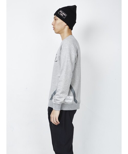 WHIZLIMITED（ウィズリミテッド）の「REFLECT CREW（トップス・H.GRY/NAV/BLK・M/L/XL）」の3枚目の写真