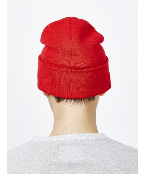 WHIZLIMITED（ウィズリミテッド）の「EMBLEM KNIT CAP（帽子・RED/BLU/BLK・F）」の2枚目の写真