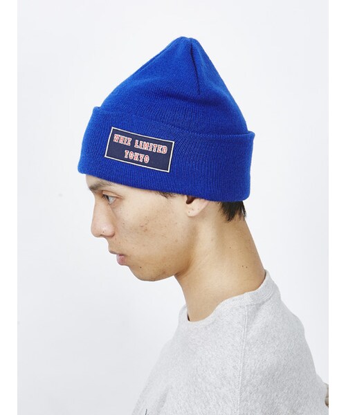 WHIZLIMITED（ウィズリミテッド）の「EMBLEM KNIT CAP（帽子・RED/BLU/BLK・F）」の8枚目の写真