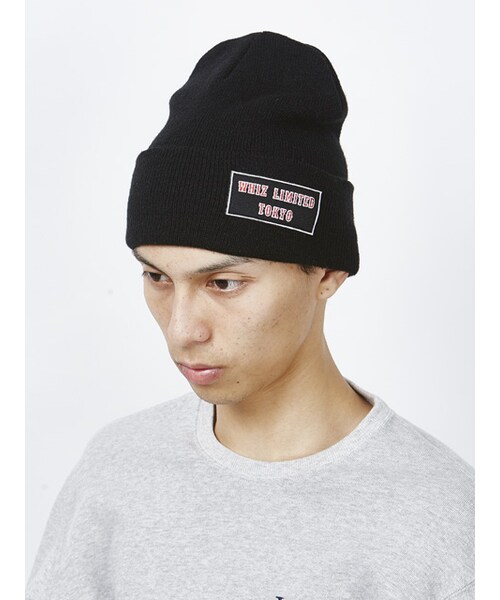 WHIZLIMITED（ウィズリミテッド）の「EMBLEM KNIT CAP（帽子・RED/BLU/BLK・F）」の11枚目の写真