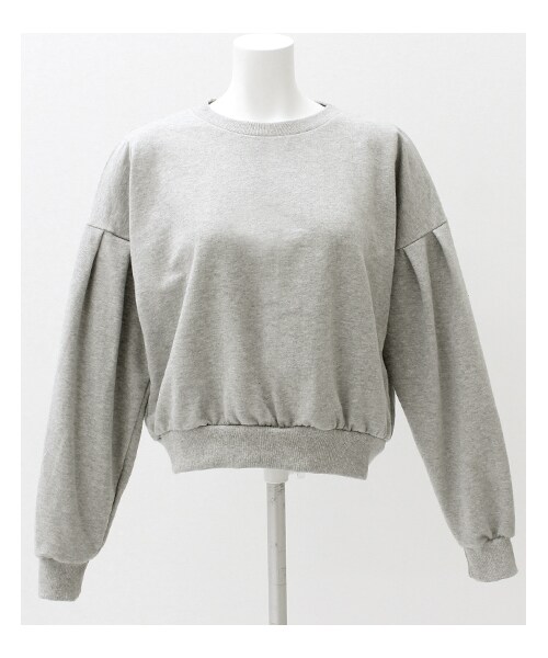 ANAP（アナップ）の「ドロップパフショルダースウェットプルオーバー（ドロップパフショルダースウェットプルオーバー・レディース・ホワイト/グレー/ベージュピンク/ブルー・onesize）」の2枚目の写真