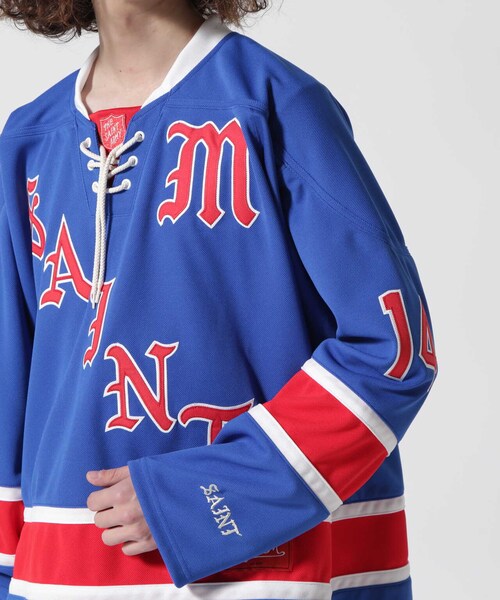 ROYAL FLASH（ロイヤルフラッシュ）の「SAINT MICHAEL/セント マイケル/LS TEE/GAMESHIRT/BLUE（トップス・ブルー・F）」の10枚目の写真