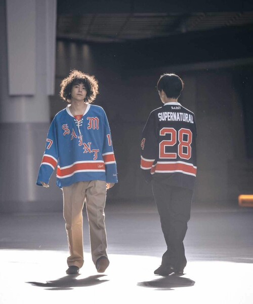 ROYAL FLASH（ロイヤルフラッシュ）の「SAINT MICHAEL/セント マイケル/LS TEE/GAMESHIRT/BLUE（トップス・ブルー・F）」の14枚目の写真