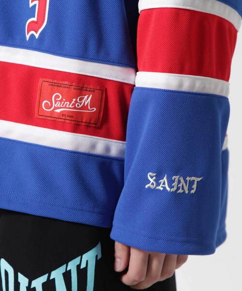 ROYAL FLASH（ロイヤルフラッシュ）の「SAINT MICHAEL/セント マイケル/LS TEE/GAMESHIRT/BLUE（トップス・ブルー・F）」の13枚目の写真