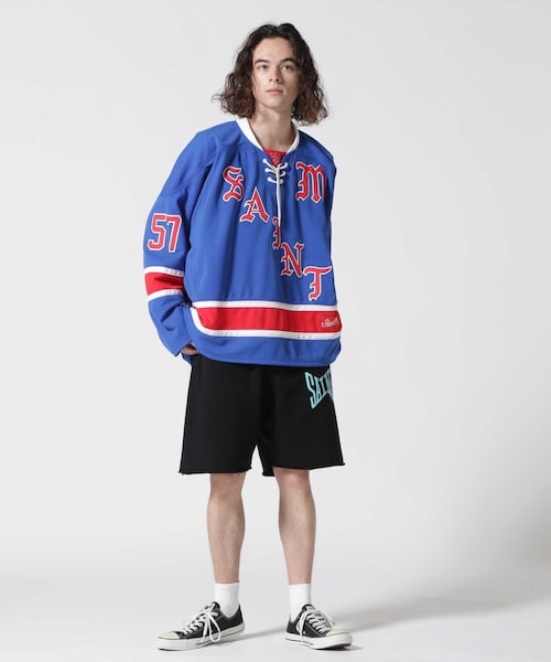 ROYAL FLASH（ロイヤルフラッシュ）の「SAINT MICHAEL/セント マイケル/LS TEE/GAMESHIRT/BLUE（トップス・ブルー・F）」の5枚目の写真