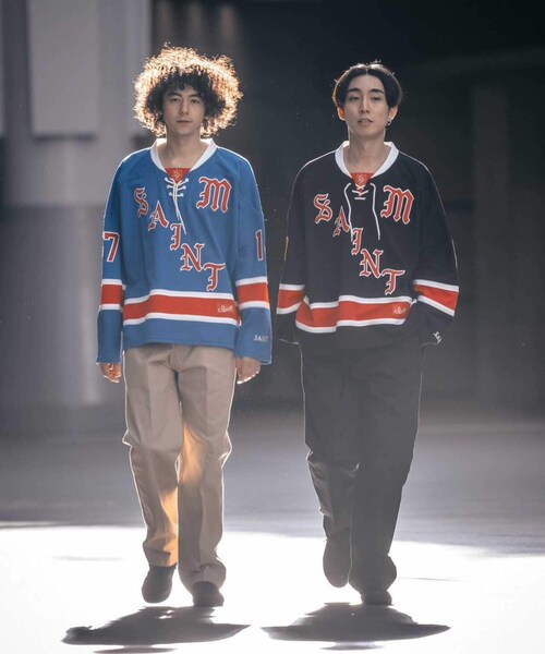 ROYAL FLASH（ロイヤルフラッシュ）の「SAINT MICHAEL/セント マイケル/LS TEE/GAMESHIRT/BLUE（トップス・ブルー・F）」の4枚目の写真