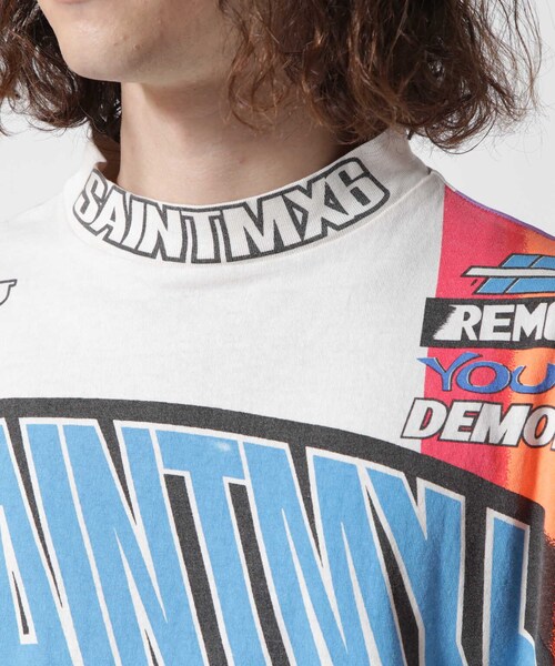 SAINT MICHAEL セントマイケル 白 LS TEE / SAINT / WHITE ﾛﾝT L SAINT