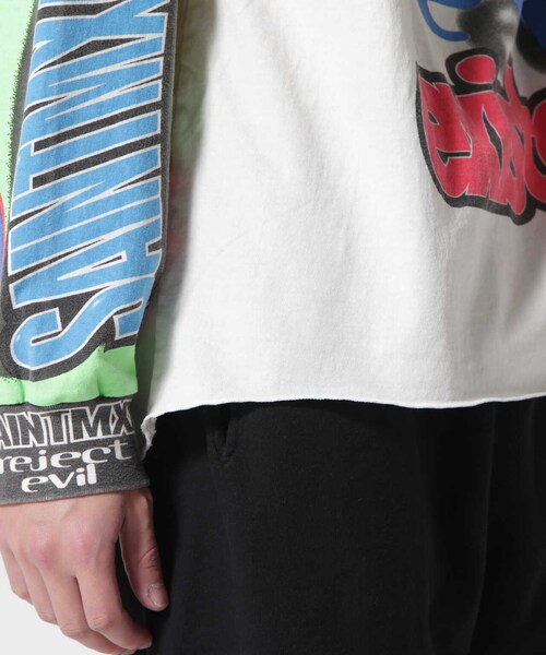 【新品】Lサイズ セントマイケル Colorful Saint Logo LS SAINT Mxxxxxx 【セント マイケル】 LS TEE/SAINT/BLACK (SM-HR8