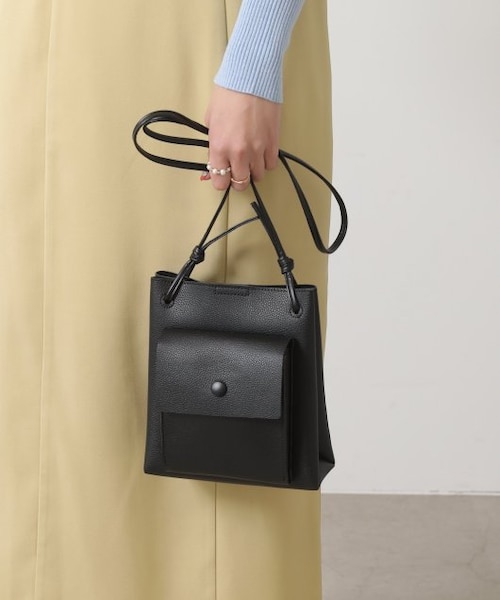 RAY CASSIN（レイカズン）の「ラップポケショルダー（バッグ・レディース・クロ/キナリ/シルバー・FREE）」の21枚目の写真